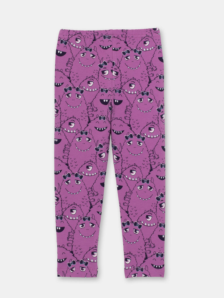 Solid Purple Pajama Shorts